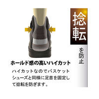 ミドリ安全 JSAA認定 建設業 作業靴 中編上 ハイカット MPC525 24.0cm ブラック 2125059307 1足（直送品）