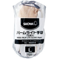 【ウレタン背抜き手袋】 ショーワグローブ パームライト手袋 簡易包装 B0502 L 1袋（10双入）