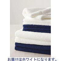 今治ベーシックフェイスタオル　ホワイト　1セット（10枚：1枚×10）
