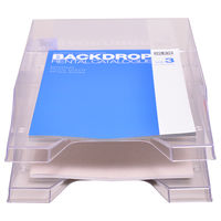 伊藤忠リーテイルリンク　レタートレー（A4タテ）　クリア　1個