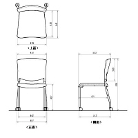well-be　キャスター付きチェア　MC20　グリーン　1脚