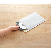 「現場のチカラ」 クッション封筒 CD・DVD用 白 1箱（100枚入） 酒井化学工業  オリジナル