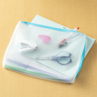 リヒトラブ　クリヤーケース・スモーキィ　Ｆ-277　A4S　マチ付　水　F-277ミズ　1枚　（直送品）