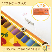 サクラクレパス クレパス太巻 16色セット　ソフトケース入り 1パック  オイルパステル クレヨン　LP16S