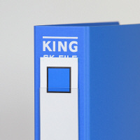 キングジム　ＳＫファイル　A4タテ　とじ厚50mm　980アオ　3冊