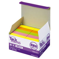 コクヨ（KOKUYO） タックメモ 超徳用タイプ 蛍光ミニ ふせん 50×15mm アソート メ-3315N 1箱（5000枚：100枚×50冊）（直送品）