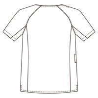 オンワード商事 女性用スクラブ(ラベンダー)S HS8001-S 1枚　スクラブ　レディース　ナース