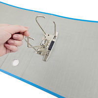 レバー式アーチファイル　A4タテ　背幅100mm　ブルー　SGLAF100BL　ハピラ　とじ王  オリジナル