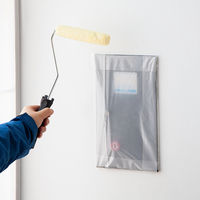 現場のチカラ 貼ってはがせる養生テープ 無包装 半透明 幅50mm×長さ50m 寺岡製作所 1箱（30巻入）  オリジナル