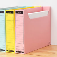 コクヨ　ファイルボックス-FS　＜Bタイプ＞　B4ヨコ　背幅75mm　ピンク　B4-SFBN-P　1冊