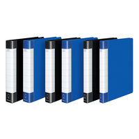 コクヨ クリヤーブック タフボディA4S・W青 ラ-J730B 1冊