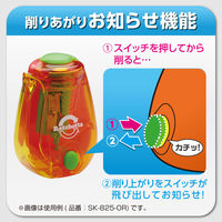 ソニック ハンディ 鉛筆削り ラチェッタ お知らせ機能付 桃 SK-825-P 1個