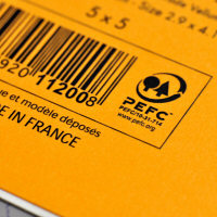 RHODIA（ロディア） ブロックロディア 横罫 No.16 オレンジ cf16600