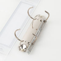 セキセイ　ロックリングファイル　D型2穴　A4タテ　背幅43mm　クリアー　F-532-90　30冊