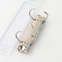 セキセイ　ロックリングファイル　D型2穴　A4タテ　背幅37mm　クリアー　F-522-90　30冊