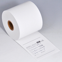 【感熱紙】キッチンプリンタ用ロール　幅80ｍｍ　印地面裏巻　1巻