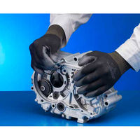 【ウレタン背抜き手袋】 ショーワグローブ パームフィット手袋 B0500 ブラック S 1双