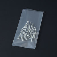 ポリ袋（規格袋）　透明厚手タイプ（LDPE）　0.08mm厚　6号　100×210mm　1セット（500枚：50枚入×10袋）  オリジナル