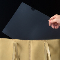 プラス 高透明カラークリアホルダー（角Ｒ） A4 クリア 1セット(100枚) ファイル 89178