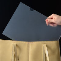 プラス クリアーホルダー A4タテ 厚口 厚さ0.3mm 角R 1パック（100枚：20枚入×5） ファイル 89176