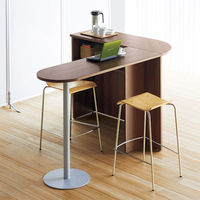 アール・エフ・ヤマカワ 木製カウンター ハイカウンター 幅1200mm用 オプション棚板 幅1143×奥行300×高さ24ｍｍ ウォルナット 1枚