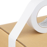 【ガムテープ】 現場のチカラ カラークラフトテープ 白 1セット（150巻入） 幅50mm×長さ50m アスクル  オリジナル