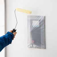 現場のチカラ 貼ってはがせる養生テープ 無包装 半透明 幅50mm×長さ25m 寺岡製作所 1セット（90巻入）  オリジナル