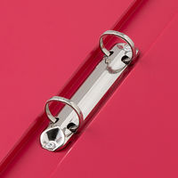 リヒトラブ　リングファイル　A4タテ　背幅36mm　赤　F877U　1冊