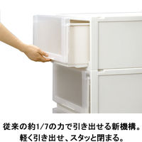 【引き出し収納】 天馬 フィッツユニットケース3520 CAP 4904746438287 21L カプチーノ 1個