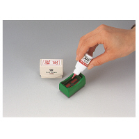 サンビー クイックスタンパー Mタイプ FAX済 横 QMY-12 浸透印