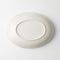 無印良品 磁器ベージュカレー パスタ皿 約26×19.5×高さ5cm 良品計画