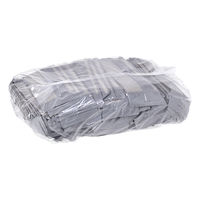 カラーパッケージおしぼり　平判　グレー　1袋（100枚入）  オリジナル