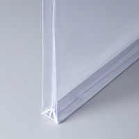 コクヨ　カラーソフトクリヤーケースC（チャック付き）S型・マチ付き　B4-S　青