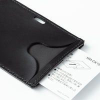 コクヨ 革製ネームカードケース横型 IDeo HUBSTYLE 黒 NM-CK195D 1個