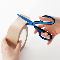 プラス　はさみ　フィットカットカーブ　プレミアムチタン　プレミアムブルー　青　SC-175STN　34551