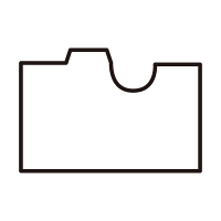 セキセイ　ネームカードボックス　ブルー　CB-700-10　（直送品）