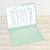 プラス カットフォルダー 2山 A4 青 FL-062IF BL 1パック(10枚入)