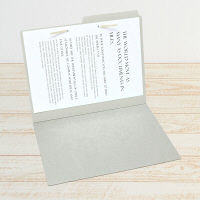 プラス　カットフォルダー　2山　A4　灰　FL-062IF　GY　1パック（10枚入）　（直送品）