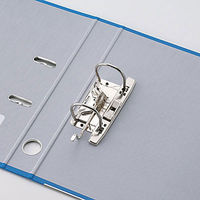 レバー式アーチファイル　A4タテ　背幅80mm　3冊　イエロー　SGLAF8YE　ハピラ