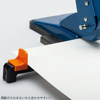 コクヨ　穴あけパンチ　2穴　位置合わせ・穴あけが楽なラクアケ　52枚あけ　ブルー　青　PN-G52B　1個