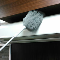 テラモト フラワークリーンＬハンディ 灰／白 ほこり取り 高所用  CL9866505　1本