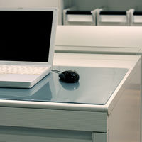 プラス 抗菌デスクマット OAタイプ ミニ（幅600×450mm） マット厚1.5mm 下敷き付 41087