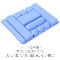 プラス　デスクトレー　ブルー　L　BL　（直送品）