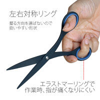 プラス　はさみ　フッ素コートステンレス　エクストラ　ブルー　SC-165B　34730　（直送品）