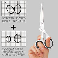 プラス ステンレスハサミ SCー165TR ブラック SC-165TR BK 1個（直送品）