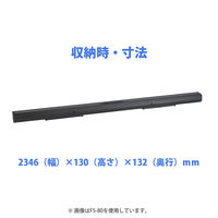 プラス フロアタイプスクリーン（パンタグラフ式）　FS-100V　100型ワイド