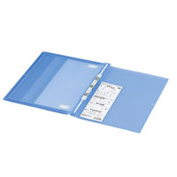 コクヨ ガバット(背幅伸縮ファイル) PP透明表紙 A4タテ 1000枚とじ 青 ブルー フ-PT90NB 1冊