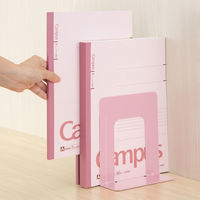 アスクル　ブックエンド　M　ピンク　3組（6個）  オリジナル