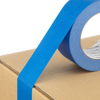 【ガムテープ】 現場のチカラ カラークラフトテープ 青 1箱（50巻入） 幅50mm×長さ50m アスクル  オリジナル