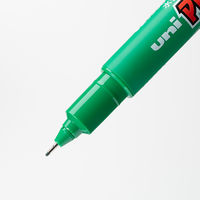 プロッキー 水性サインペン 細・極細ツイン 緑 10本 三菱鉛筆 uniユニ